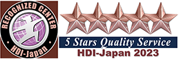5 Stars Quality Service HDI-Japan 2021
